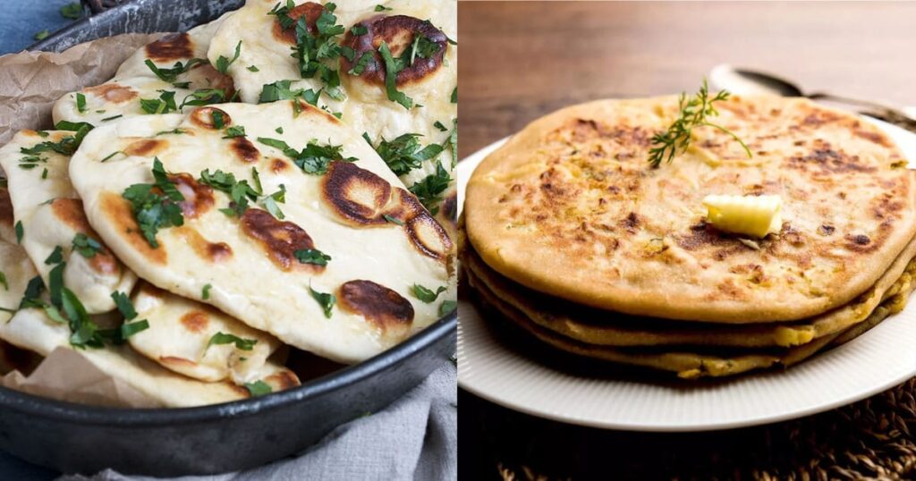 So sánh Naan Ấn Độ và Kulcha Ấn Độ