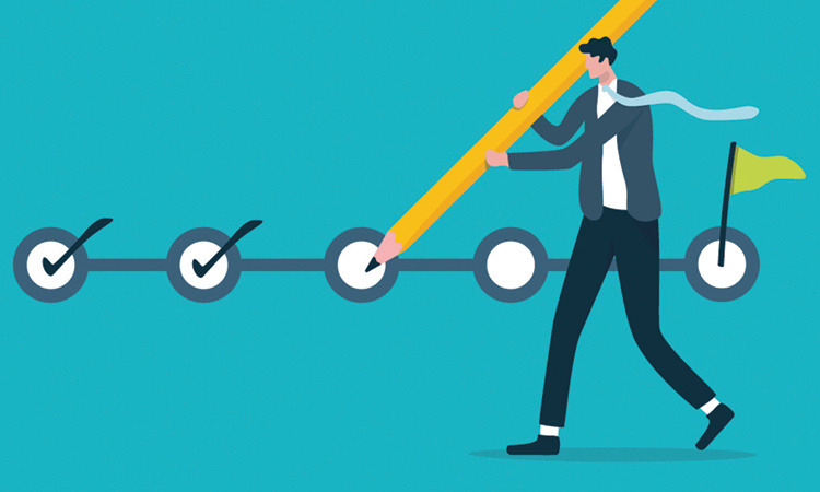 Người đàn ông lên kế hoạch và hoàn thành mục tiêu – minh họa sống vì trách nhiệm