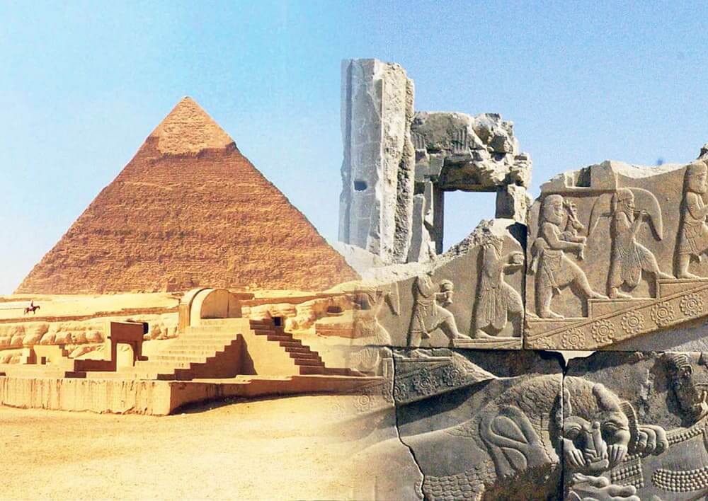 So sánh nền văn minh Ai Cập và Lưỡng Hà qua công trình kiến trúc